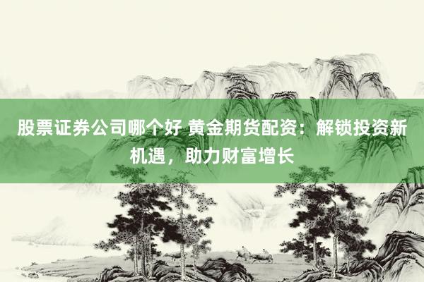 股票证券公司哪个好 黄金期货配资：解锁投资新机遇，助力财富增长